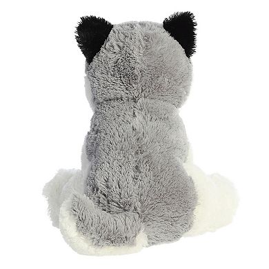 Aurora Large Gray 14" Husky Cuddly Stuffed Animal