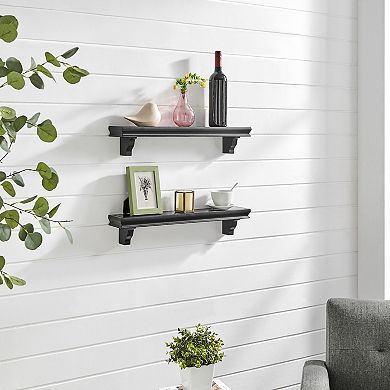 24 In Floating Display Ledge Shelves (set Of 2)