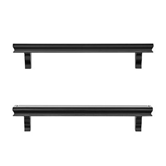 24 in Floating Display Ledge Shelves (set Of 2)