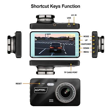 Vehicle 1080p Car Dashboard Dvr Camera Video Recorder Dash Cam G-sensor