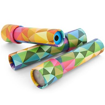 3 Pack Prism Kaleidoscopes For Kids (geometric Design, 8x1.3 In)