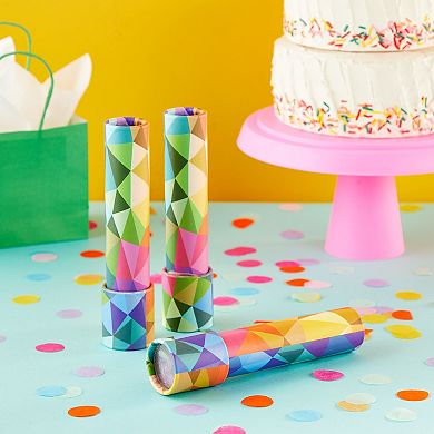 3 Pack Prism Kaleidoscopes For Kids (geometric Design, 8x1.3 In)