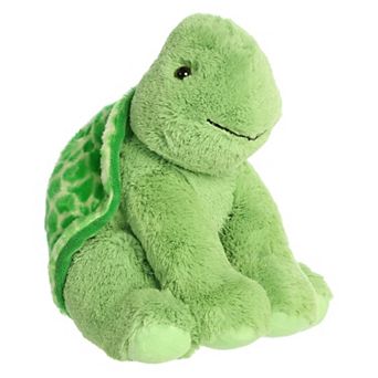 Aurora Large Green 14" Turtle Cuddly Stuffed Animal