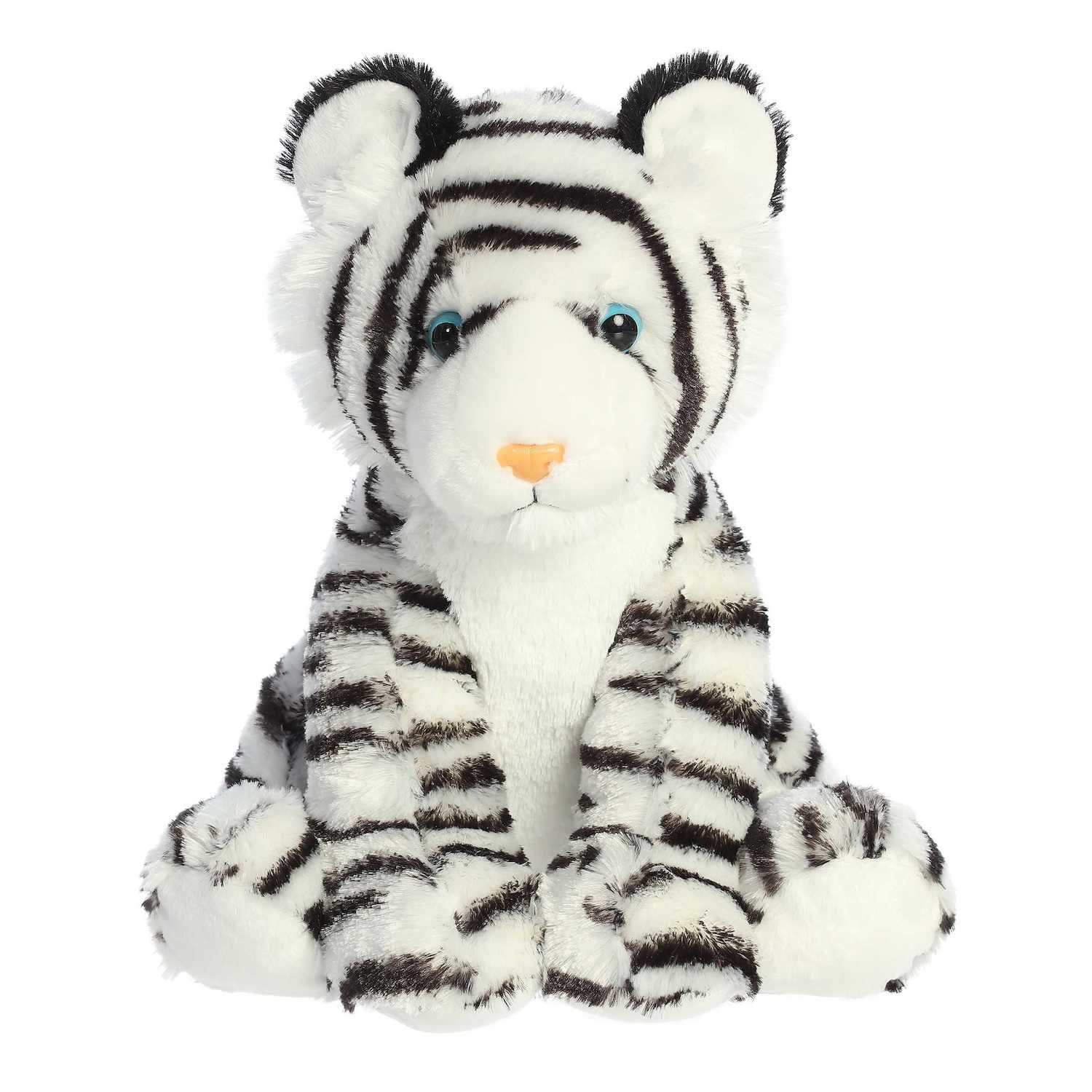 Детские мягкие игрушки Aurora Large 14" White Tiger Cuddly Stuffed Animal