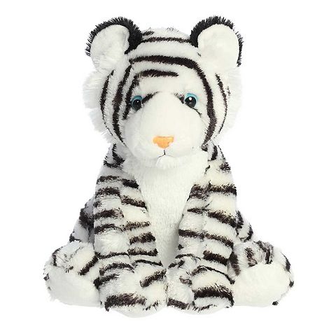 Детские мягкие игрушки Aurora Large 14" White Tiger Cuddly Stuffed Animal