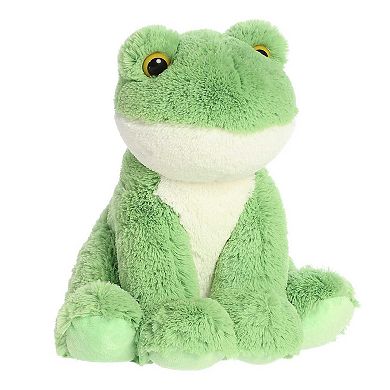 Aurora Large Green 14" Frog Cuddly Stuffed Animal