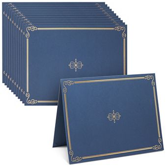 24-pack Navy Blue Certificate Holders - Use As Award, Diploma Cover, Letter-size