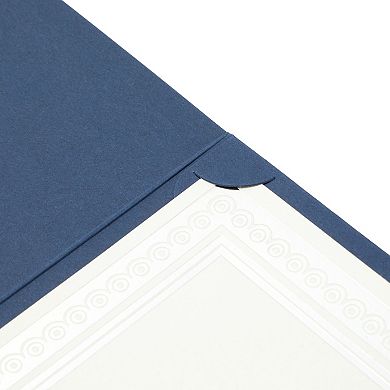 24-pack Navy Blue Certificate Holders - Use As Award, Diploma Cover, Letter-size