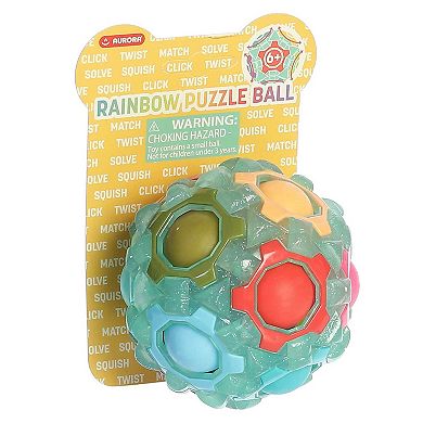 Aurora Toys Mini 4" Rainbow Puzzle Ball Engaging Toy