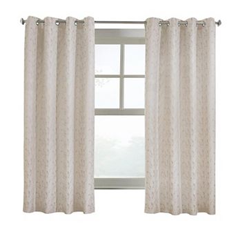 Thermaplus Arcadia Woven Jacquard Insulated Window Curtain
