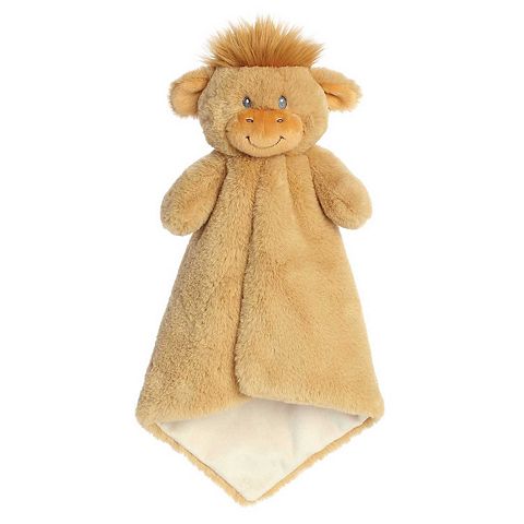 Детские мягкие игрушки Ebba Large Brown Cuddlers Luvster 16" Highland Cow Luvster Snuggly Baby Stuffed Animal