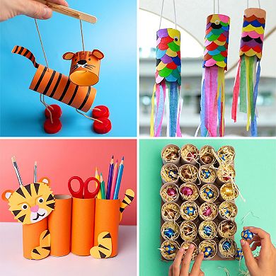 48 Pack Empty Toilet Paper Rolls For Crafts, Brown Cardboard Tubes, 1.6 X 4 In