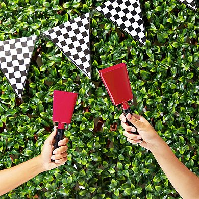 2 Pack Large Red Metal Cowbells For Football Games, 9" Percussion Noise Makers