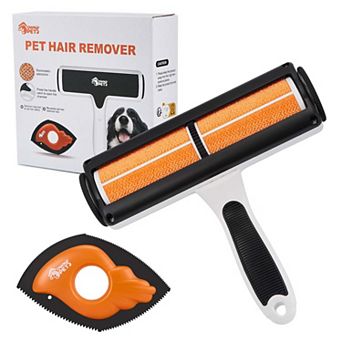 Pet Hair Remover Roller And Bonus Dog Lint Scraper
