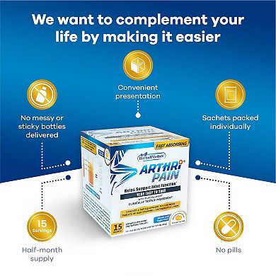 Arthripain Joint Support - Sugar-free Powder For Joint Juice - 15 Sachets