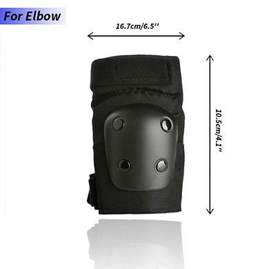 Adjustable Knee And Elbow Waist Pads For Cycling, Skating