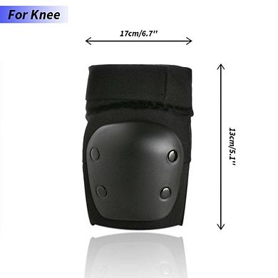 Adjustable Knee And Elbow Waist Pads For Cycling, Skating