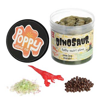 Aurora Toys Mini Brown Poppy Slime Co. 11.3oz Dinosaur Slime Gooey Toy