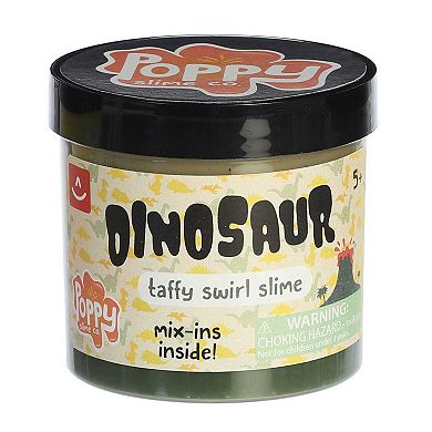 Aurora Toys Mini Brown Poppy Slime Co. 11.3oz Dinosaur Slime Gooey Toy