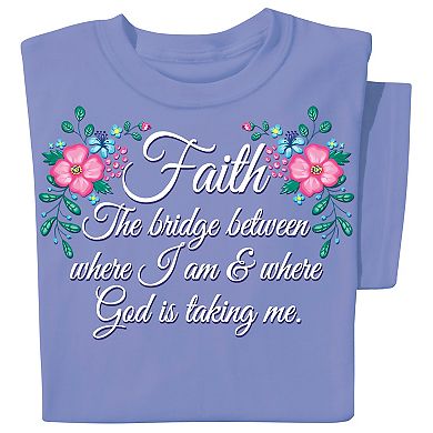 Collections Etc Between Where I Am & Where God Is Taking Me T-shirt