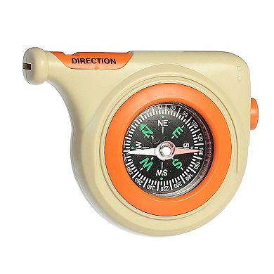 Aurora Toys Mini Brown Camp Arcadia Pocket Compass & Whistle Durable Toy