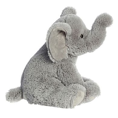 Aurora Large Gray 14" Elephant Cuddly Stuffed Animal