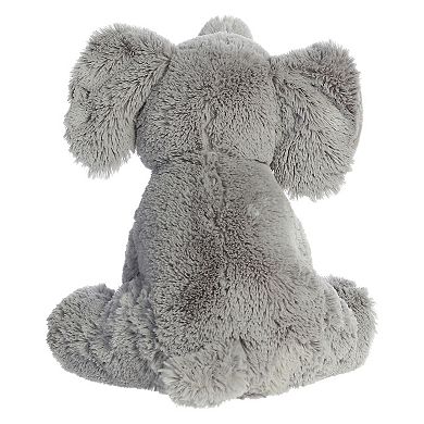 Aurora Large Gray 14" Elephant Cuddly Stuffed Animal