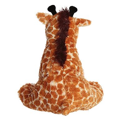 Aurora Large Brown 14" Giraffe Cuddly Stuffed Animal