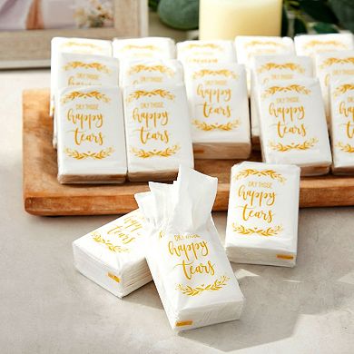 60-pack Wedding Facial Tissue Souvenirs For Guests - Pocket-size Travel Packs