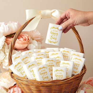 60-pack Wedding Facial Tissue Souvenirs For Guests - Pocket-size Travel Packs