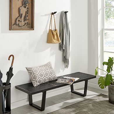 "palms Up" Dark Brown Cast Iron Wall Mount Hook Set (set Of 2)