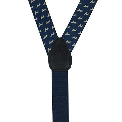 Ascentix Dog Print Elastic Clip End Suspenders