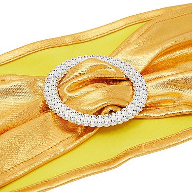 Gold Chair Sashes, Fits 13.5- To 16.5-inch Chair Backs (100 Pack)
