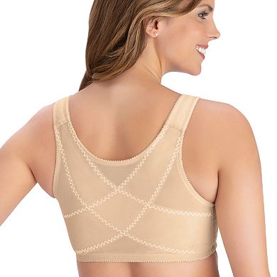Collections Etc Full-coverage Posture Support Wireless Lace Bra