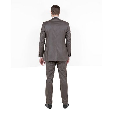 Men's 2pc Sharkskin Suit Set, Slim-Fit