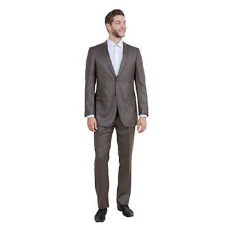 Men's 2 pc Sharkskin Suit Set, Slim-Fit