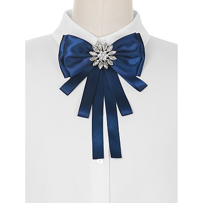 BAU ♥ BRIA Sailor collar ribbon tie H-line long Amazon.com: ZhuoYao Pre-Tied Bow Tie Ribbon brooches Neck