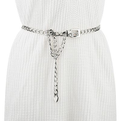 Women's Metal Chain Belts Waist Chains Belts For Dresses Jeans