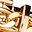 Gold Round Buckle