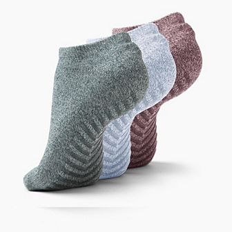 Gripjoy Men's Low Cut Socks With Grips (pack Of 3)