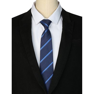 Men's Zipper Tie Pre-Tied Classic Patterned Neck Ties