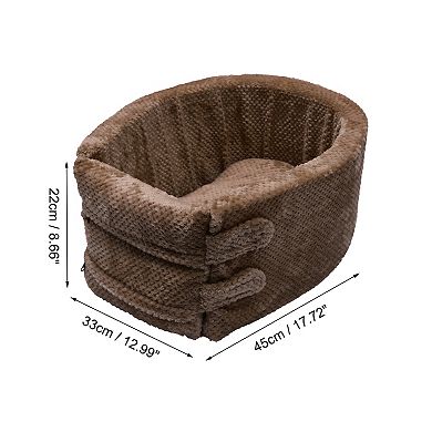Dog Car Seat Seat Adjustable Straps For Medium Small Sized Puppy Cat Seat Pets Non Slip Bottom Pink