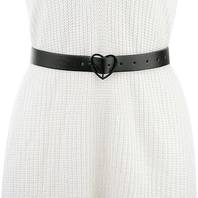 Black Casual Women\'s Buckle Belt Women main image 3