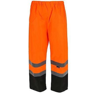 Tuff Grip Men's Fluorescent Waterproof Pants with Reflective Strips