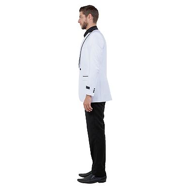 Men's 3pc Tuxedo Set w/ Satin Shawl Collar & Expandable Pants