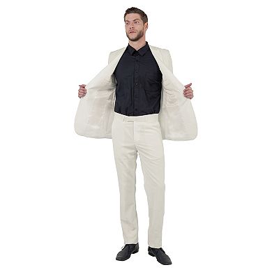 Men's Pick Stitch 2pc Slim-Fit Suit Set