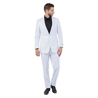 Men's Pick Stitch 2 pc Slim-Fit Suit Set