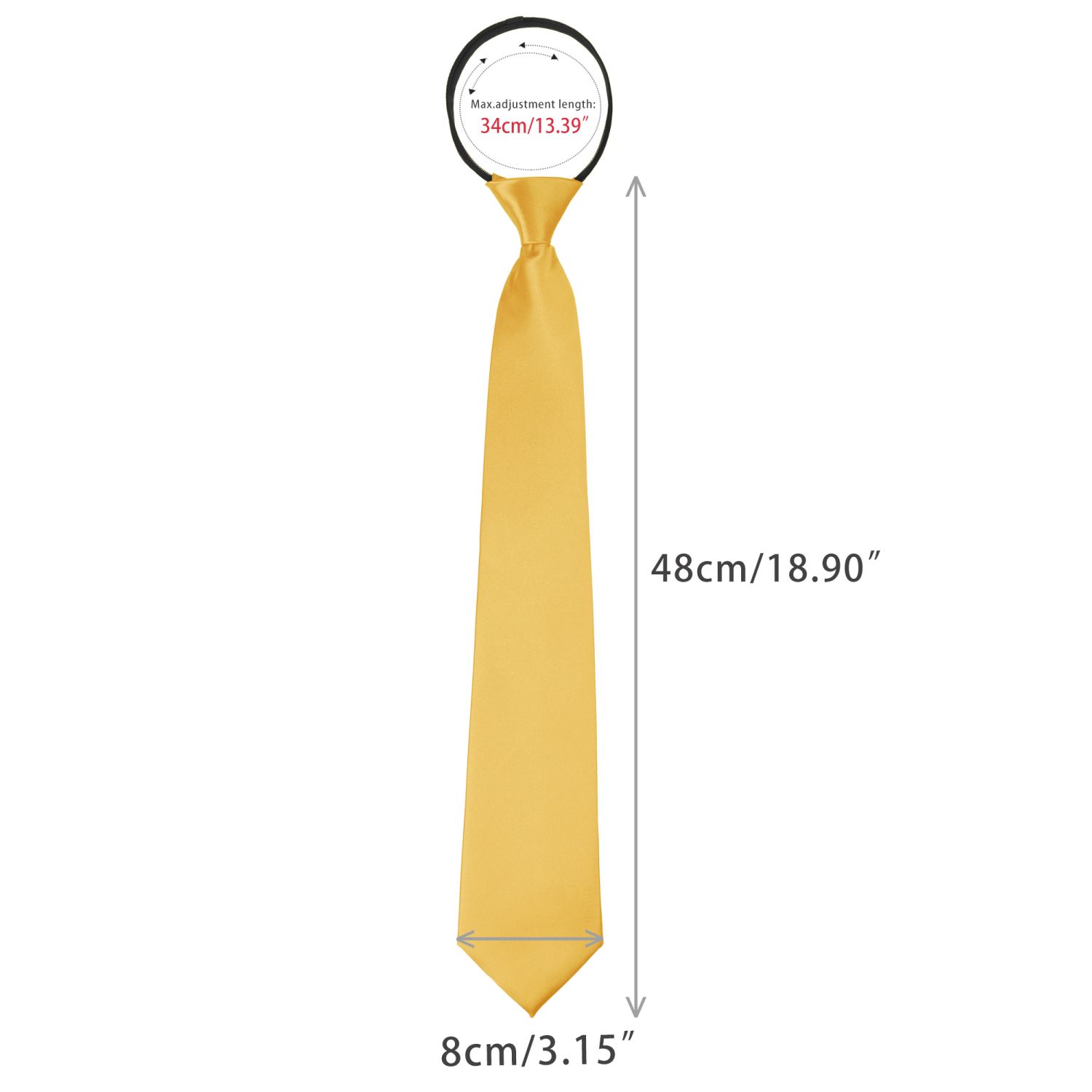 Luckyvestir Mens Ties Pre Tied Ties For Men, Adjustable Mens Zipper Tie 4pcs Mens Neckties For Business Wedding Casual (A-mens Tie) At Men's Clothing Store