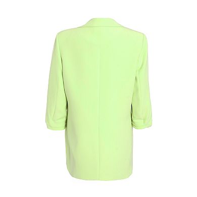 Quiz Women's Ruched Sleeve Tailored Blazer