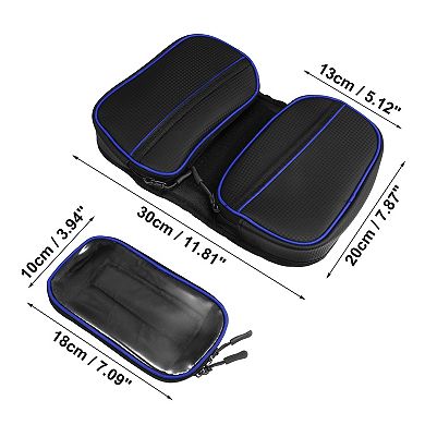 Bike Front Frame Bag With Touch Screen Phone Holder Storage Bag For Road Mountain Bike